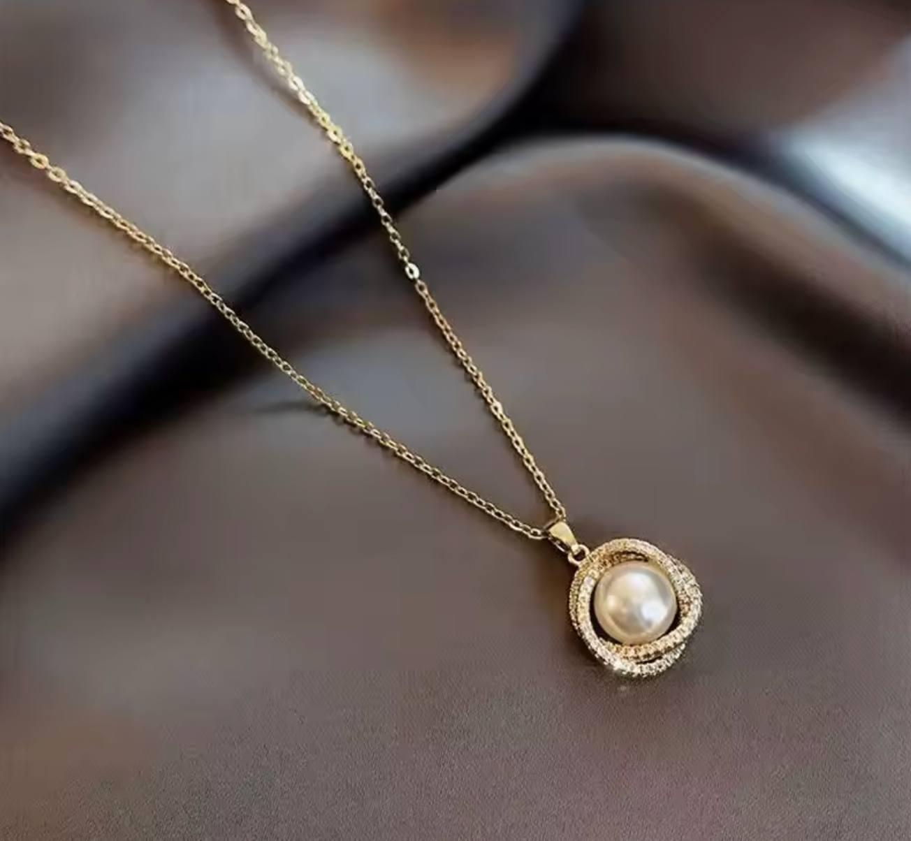 Kpop Pearl Pendant Choker Necklace